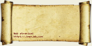 Sofija Kalinić vizit kartica